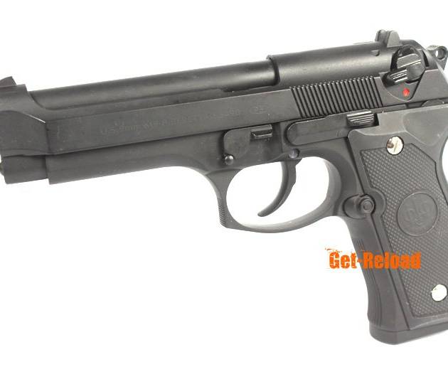 KWG U.S. 9mm M9 Full Metal GBB Pistol (Black)