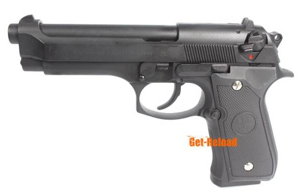 KWG U.S. 9mm M9 Full Metal GBB Pistol (Black) - Image 10