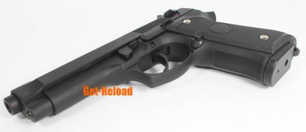 KWG U.S. 9mm M9 Full Metal GBB Pistol (Black) - Image 13