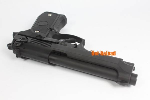 KWG U.S. 9mm M9 Full Metal GBB Pistol (Black) - Image 14