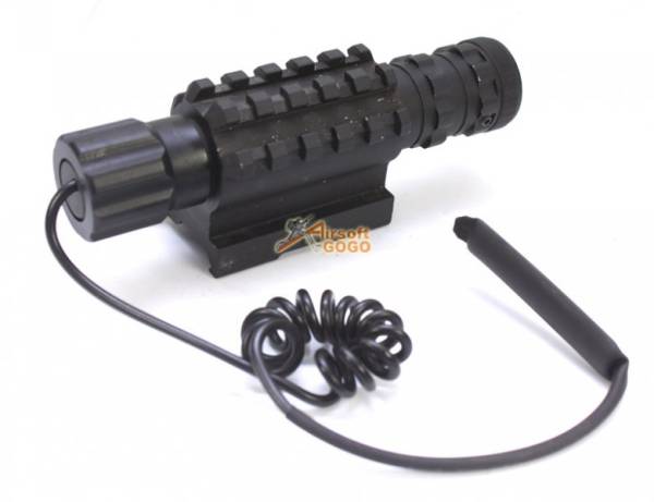 Tactical QD Lever RAS Tri-Rail Green Laser Sight Pointer LG08 - Image 2