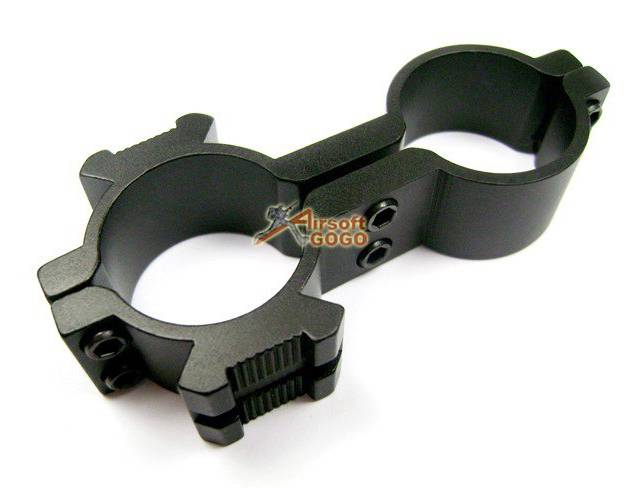 1" ring weaver picatinny 20mm rail barrel mount scope laser Flashlight Torch