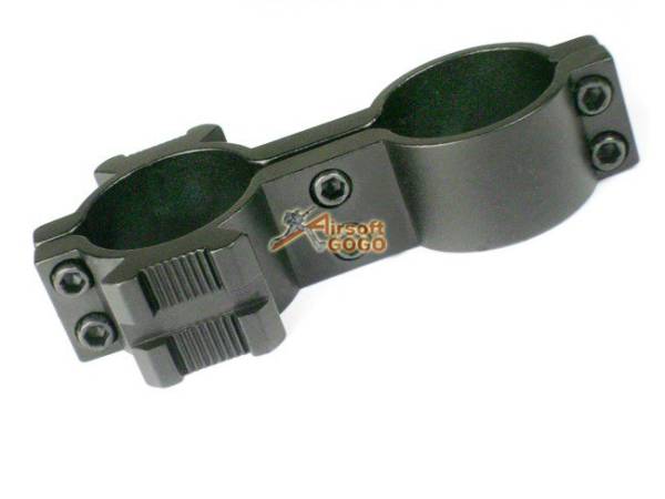 1" ring weaver picatinny 20mm rail barrel mount scope laser Flashlight Torch - Image 2