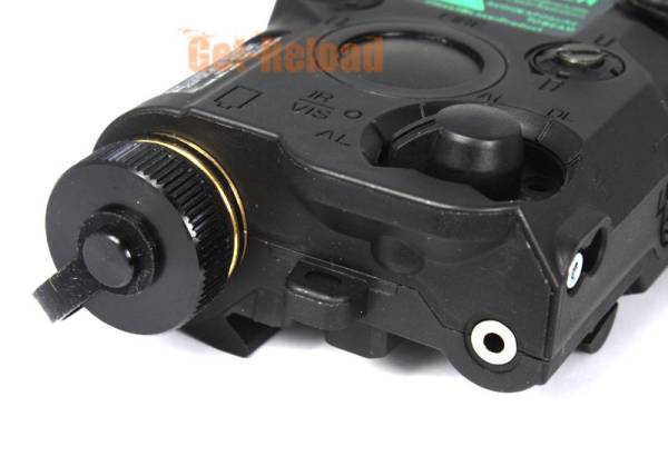 PRO&T AN/PEQ-15 Red Dot Laser & LED Flashlight Black - Image 2