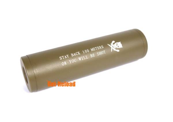 Big Dragon Short Stubby Killer Silencer Tan 14mm CW & CCW