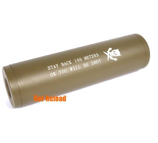 Big Dragon Short Stubby Killer Silencer Tan 14mm CW & CCW