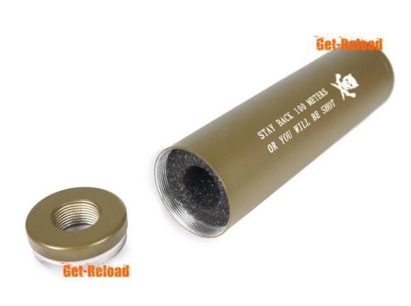 Big Dragon Short Stubby Killer Silencer Tan 14mm CW & CCW - Image 2