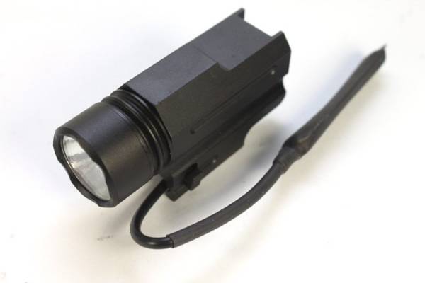Tactical Flashlight for 20mm Weaver Picatinny Rail