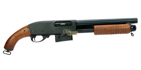 SY 8870 Full metal shotgun CQB Ver. without Stock(wood color)