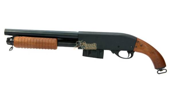SY 8870 Full metal shotgun CQB Ver. without Stock(wood color) - Image 6