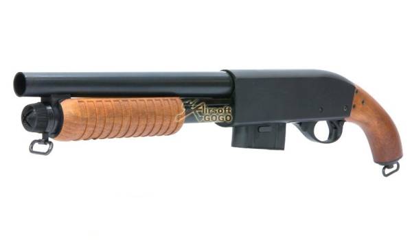 SY 8870 Full metal shotgun CQB Ver. without Stock(wood color) - Image 4