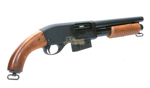 SY 8870 Full metal shotgun CQB Ver. without Stock(wood color) - Image 5