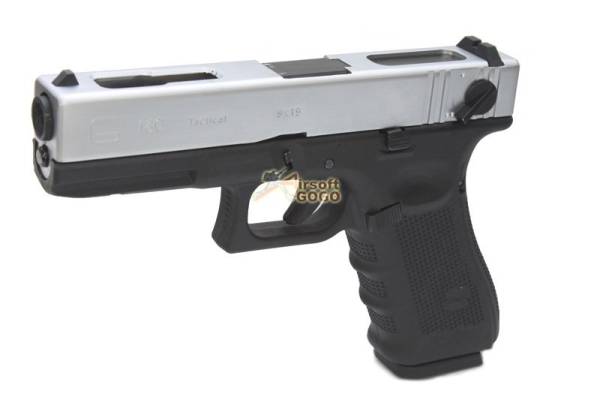 WE Metal Slide Hard Kick G18C GEN4 GBB Pistol (Silver) - Image 19