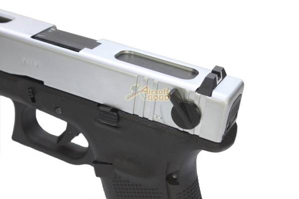 WE Metal Slide Hard Kick G18C GEN4 GBB Pistol (Silver) - Image 15