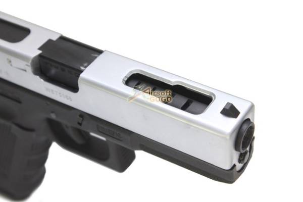 WE Metal Slide Hard Kick G18C GEN4 GBB Pistol (Silver) - Image 14