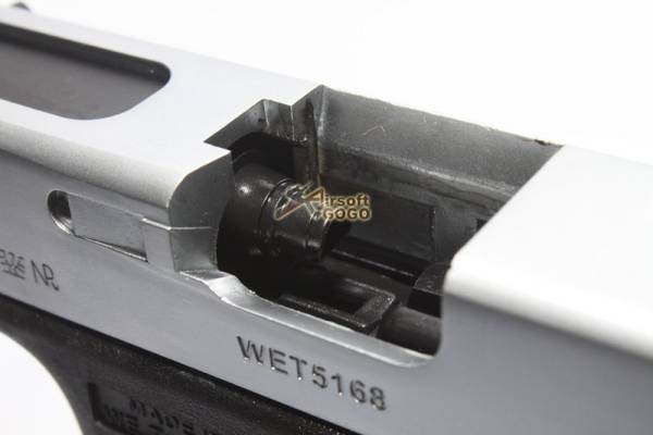 WE Metal Slide Hard Kick G18C GEN4 GBB Pistol (Silver) - Image 8