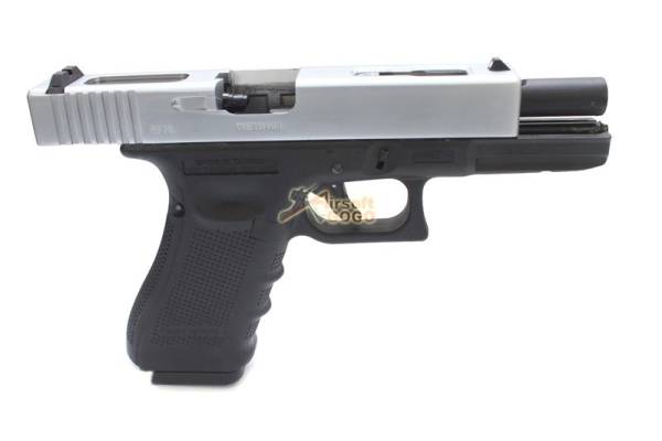 WE Metal Slide Hard Kick G18C GEN4 GBB Pistol (Silver) - Image 9