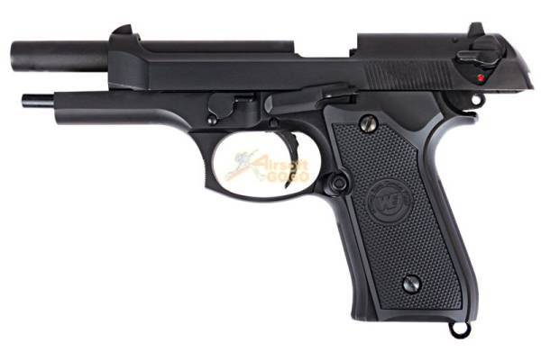 WE M9 AUTO GBB Pistol (Black) - Image 4