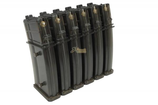 WE Open-bolt system H&K G36C Gas Backblow 32rds (6pcs) - Image 2