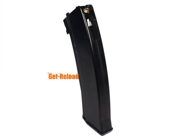 WE Open-bolt system AK Gas Backblow 32rds mag (BK)