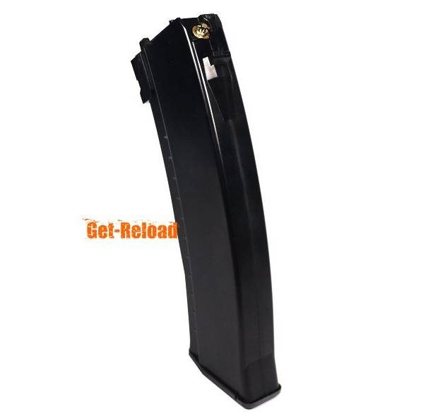 WE Open-bolt system AK Gas Backblow 32rds mag (BK)