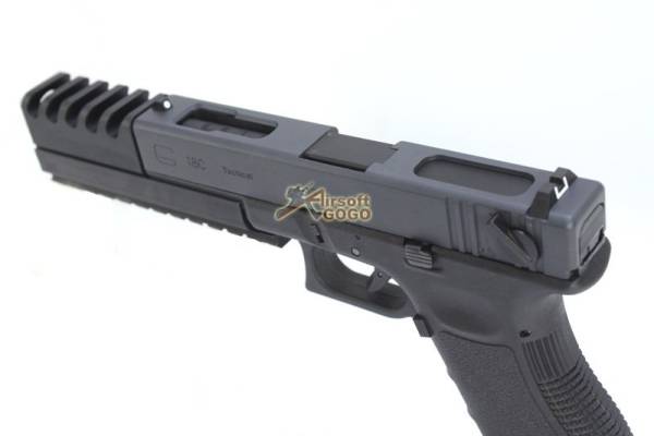 WE Metal Slide Hard Kick G18C GBB Pistol with Compensator - Image 16