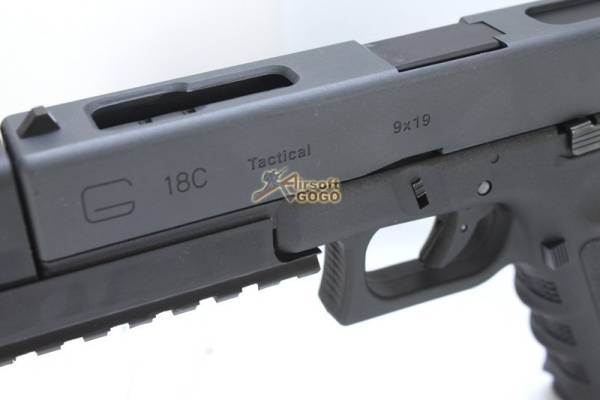 WE Metal Slide Hard Kick G18C GBB Pistol with Compensator - Image 13