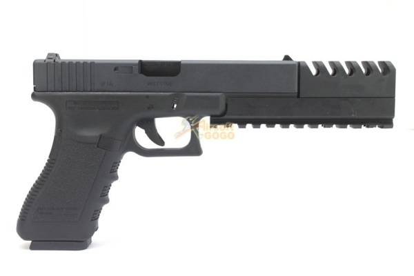 WE Metal Slide Hard Kick G18C GBB Pistol with Compensator - Image 11