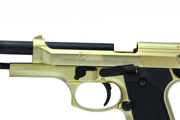 WE M92 Full Metal GBB Pistol (24K Gold, Beretta) - Image 10