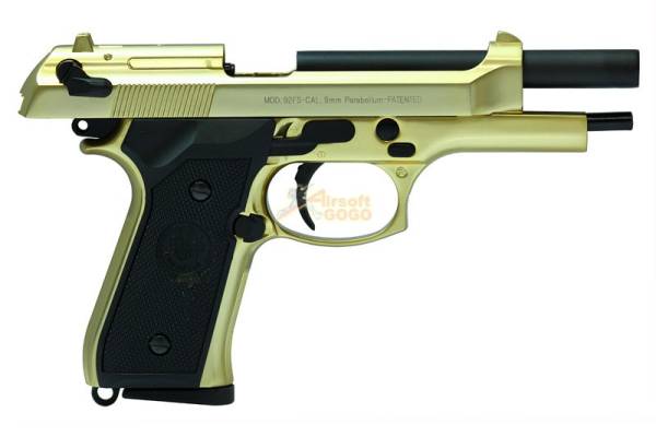 WE M92 Full Metal GBB Pistol (24K Gold, Beretta) - Image 11