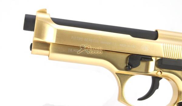 WE M92 Full Metal GBB Pistol (24K Gold, Beretta) - Image 9