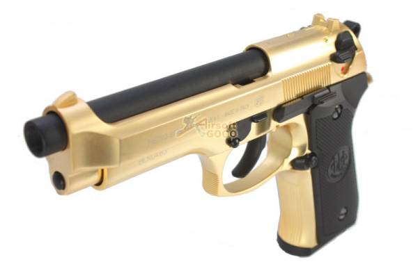 WE M92 Full Metal GBB Pistol (24K Gold, Beretta) - Image 4