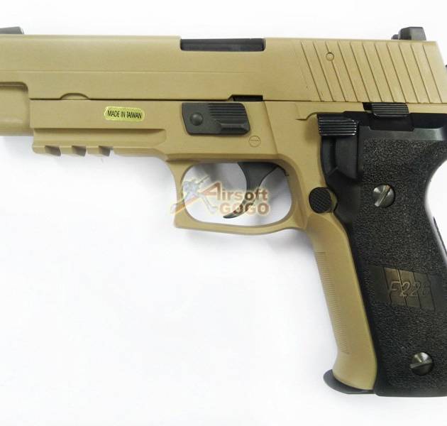 WE Full Metal Tactical MK25 Rail Gas Blow Back Pistol(TAN)
