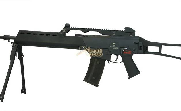 WE Open-bolt system G39E Gas Blowback rifle w/ bipod