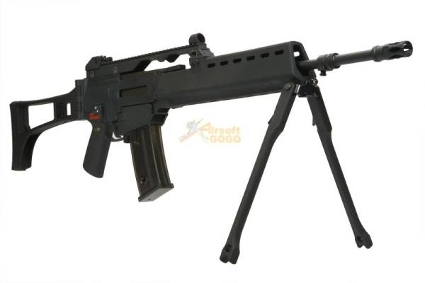 WE Open-bolt system G39E Gas Blowback rifle w/ bipod - Image 4