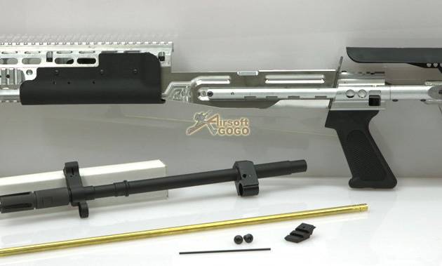WE M14 EBR Silver Kit for WE Full Metal M14 Gas Blowback rifle
