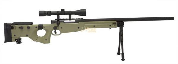 WELL G96D AW .338 Sniper Rifle with Scope and Bipod (MB08D, Tan) - Image 7