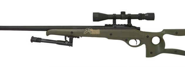 Well Bolt Action Spring Sniper Rifle full set (MB10D OD)