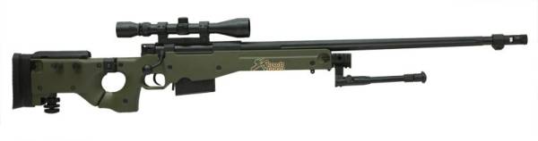 WELL Warrior L96 Bolt Sniper Rifle w/ Bipod & Scope (G96 OD) - Image 13