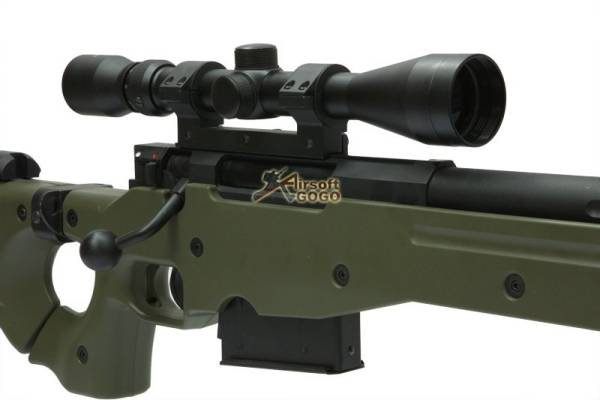 WELL Warrior L96 Bolt Sniper Rifle w/ Bipod & Scope (G96 OD) - Image 10