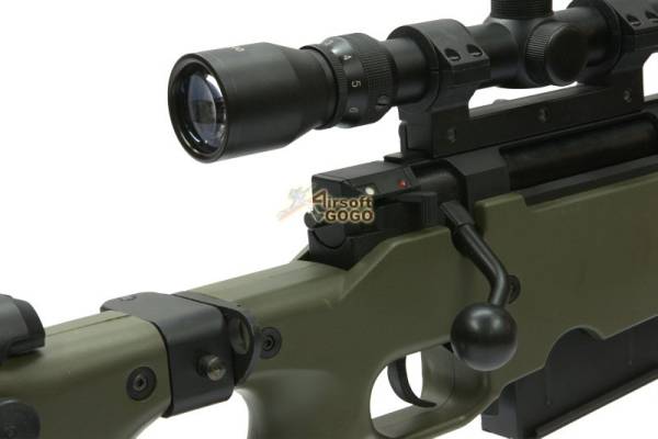 WELL Warrior L96 Bolt Sniper Rifle w/ Bipod & Scope (G96 OD) - Image 8