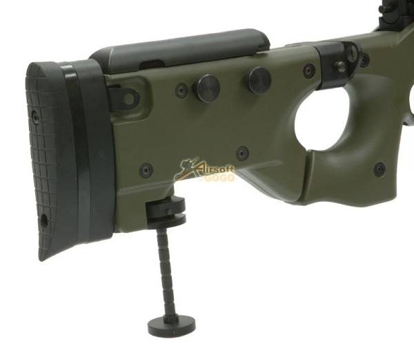 WELL Warrior L96 Bolt Sniper Rifle w/ Bipod & Scope (G96 OD) - Image 5