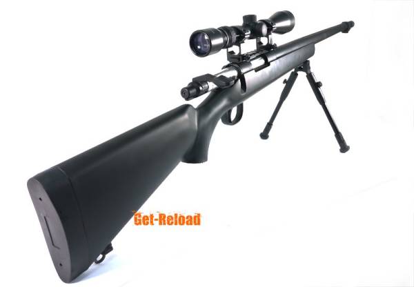 WELL VSR-10 Fluted Barrel with Scope and Bipod (MB07D, Black) - Image 2