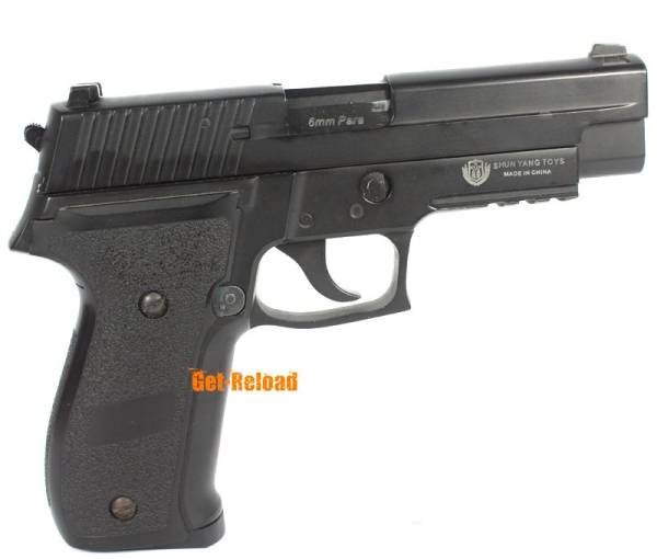 A.C.M. full metal P226 gbb pistol (Black - 9226) - Image 4