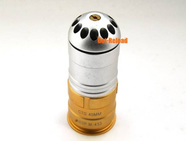 Big Dragon 120rd M433 40mm Grenade Gas Cartridge Shell Tan