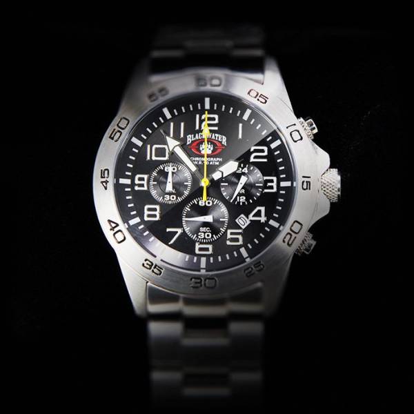 BLACKWATER PMC Military Style Chronograph Watch (Black) - Image 2