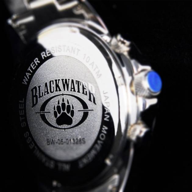 BLACKWATER PMC Military Style Chronograph Watch (Black)