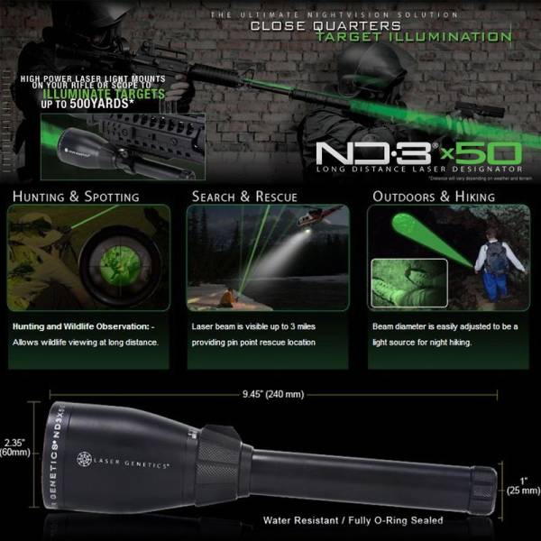 ND•3®x50 - Long Distance Laser Designator - Image 3