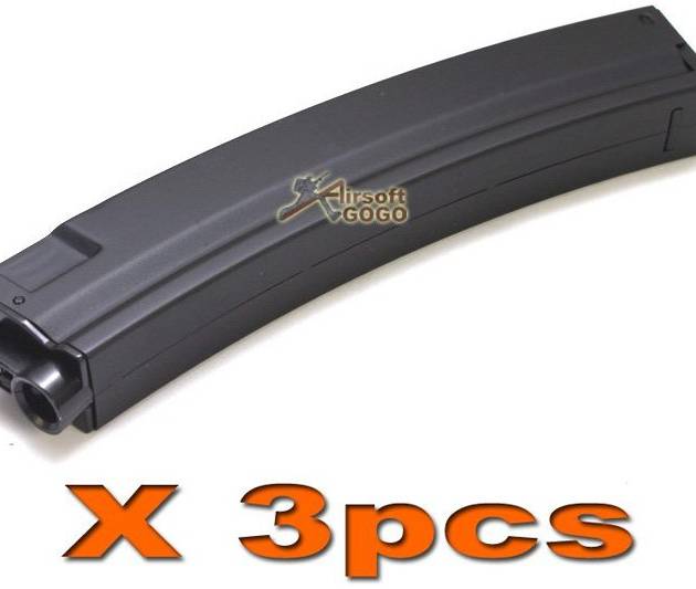 3pcsX  CYMA 120rd Magazine for MP5 AEG