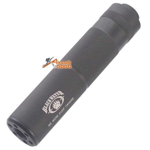 CYMA BlackWater Suppressor Barrel Extender -14mm CCW for Airsoft AEG GBBR -BK